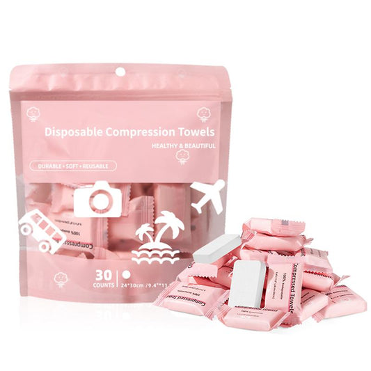 ICOTLE Compressed Towels Tablets, Disposable Face Towels for Travel Camping Hiking