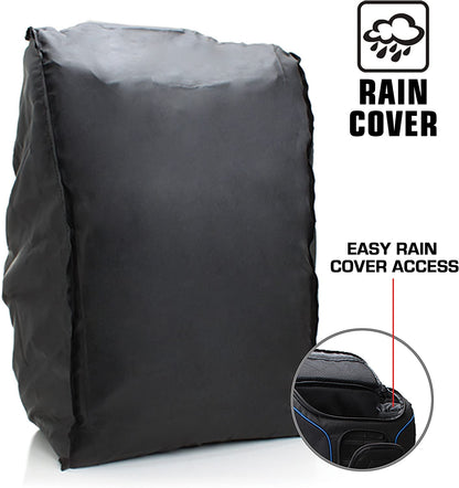 Camera Backpack for Photographers Dslr/Slr/Mirrorless Photography Camera Bag with Laptop Compartment, Waterproof Rain Cover & Tripod Holder, Compatible with Canon/Nikon/Sony (Blue)